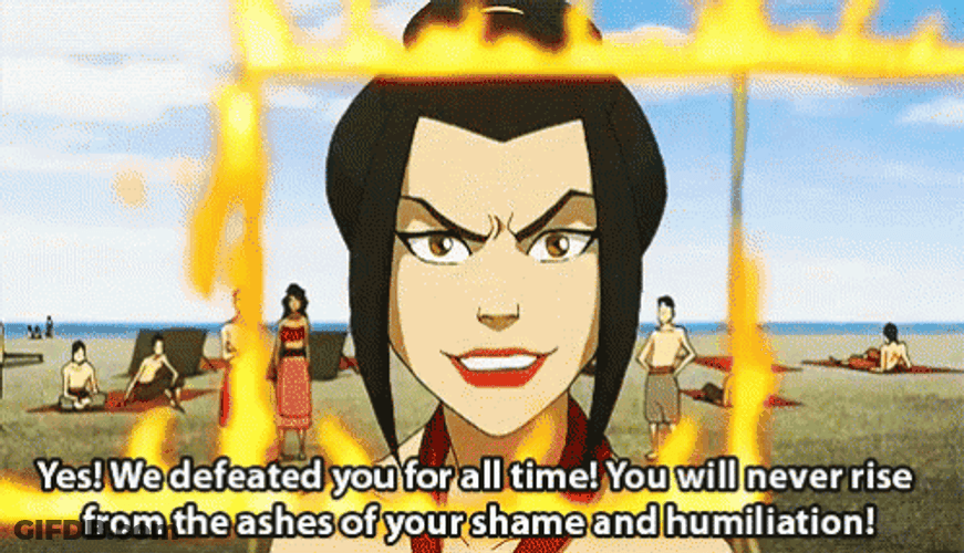 Azula Fierce Princess Fire Nation GIF