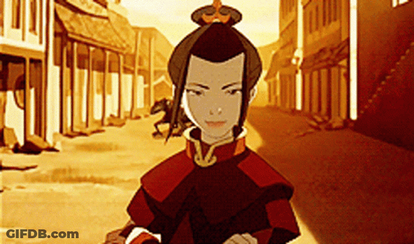 Azula Fighting Mode Pose Avatar GIF