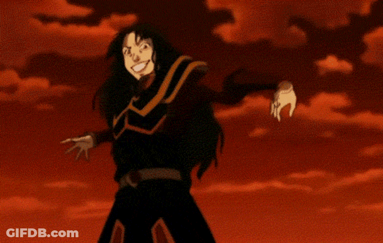 Azula Fire Attack Funny Meme GIF