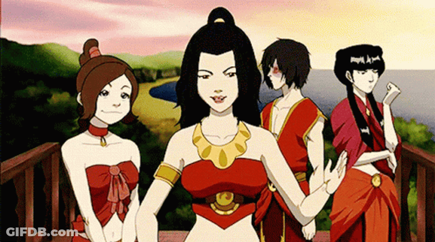 Azula Princess Animated Avatar GIF