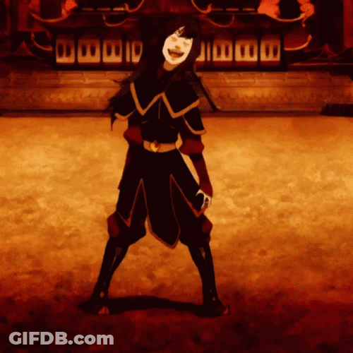 Azula Running Attack The Last Airbender GIF