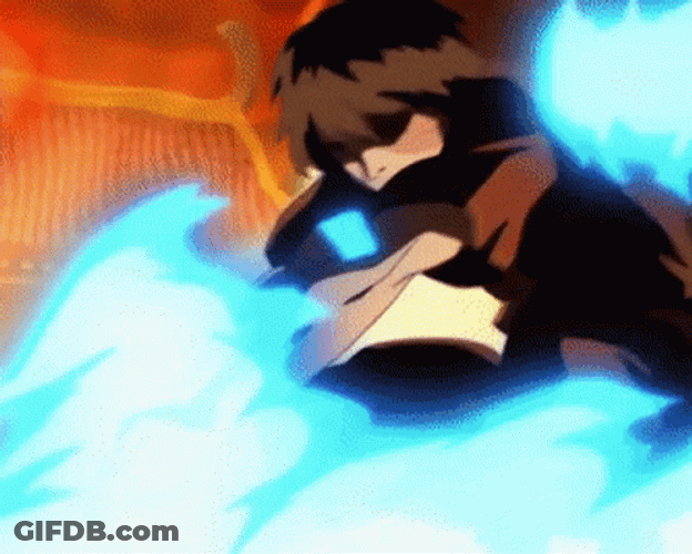 Azula Versus Zuko Fire Bending GIF