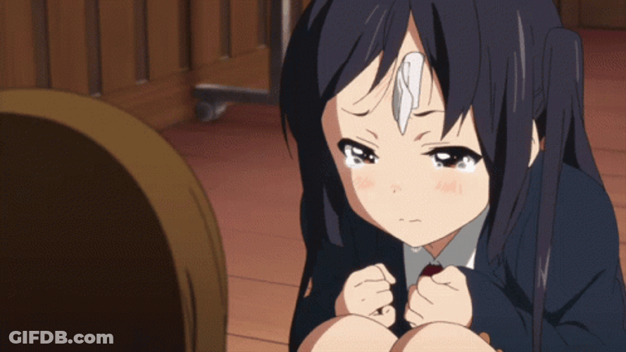 Azusa Nakano Animated Crying GIF
