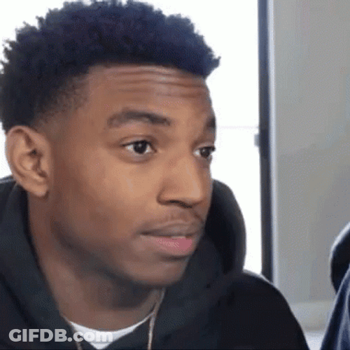 B Lou Oooh Reaction While Watching TV GIF