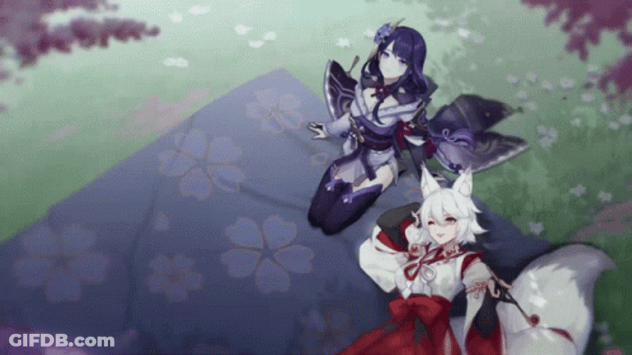 Baal Genshin Impact Character Introduction GIF