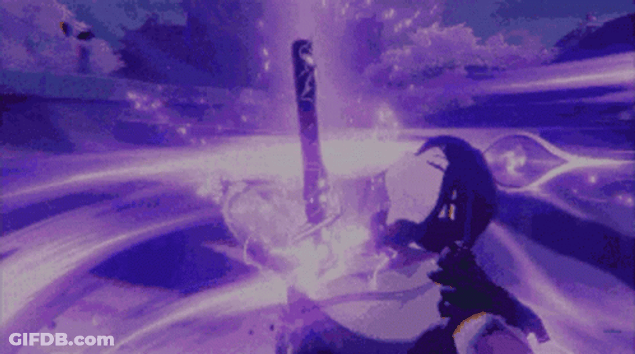 Baal Polearm Electro Attack Power GIF