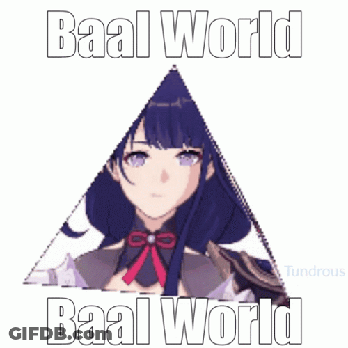 Baal World Rotating Moving Art GIF