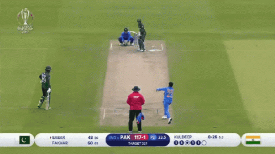 Babar Azam Kuldeep Yadav GIF