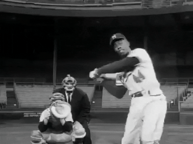 Babe Ruth Hank Aaron GIF