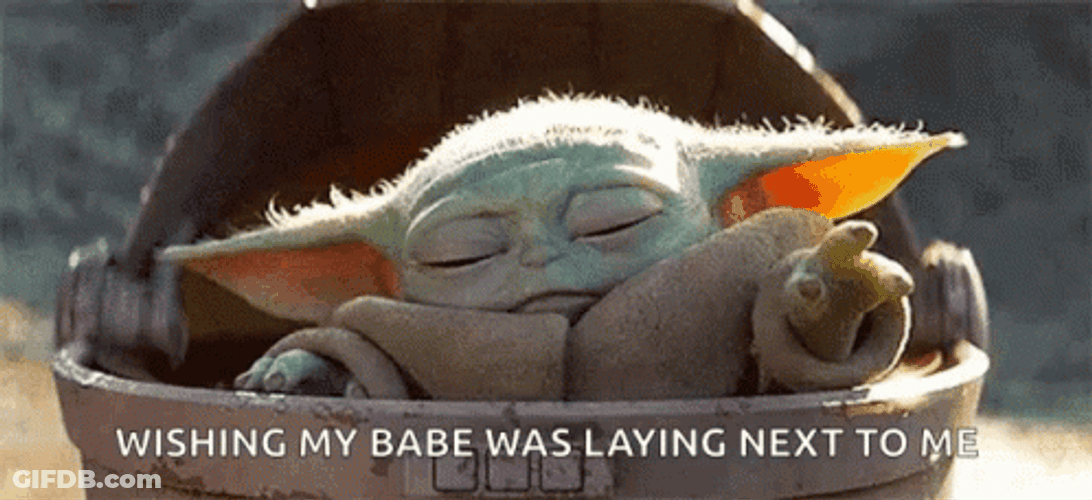Babe Yoda Star Wars GIF