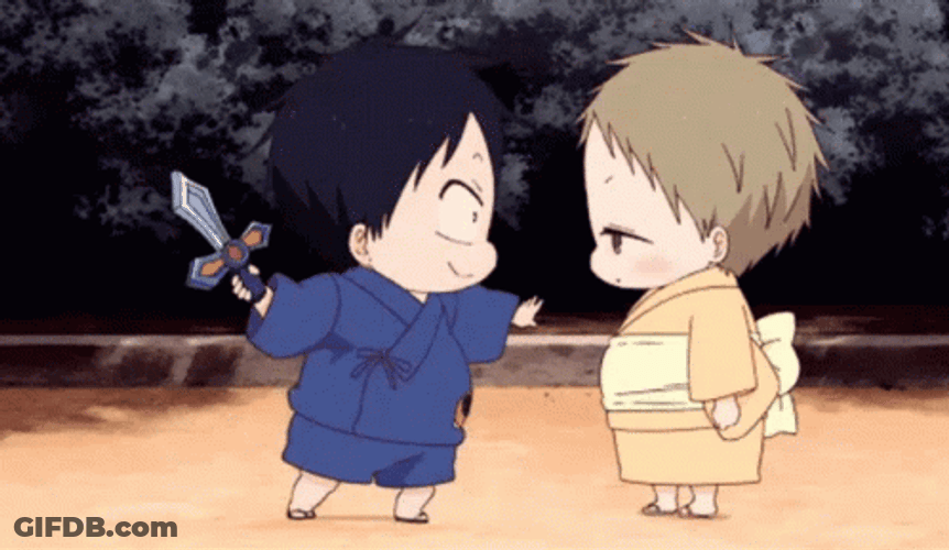 Babies Taka Pulling Kotaro GIF