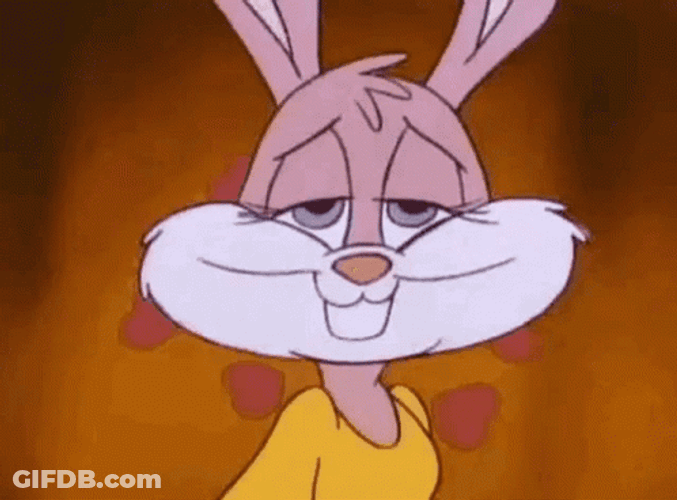Babs Bunny In-Love In Her Crush GIF