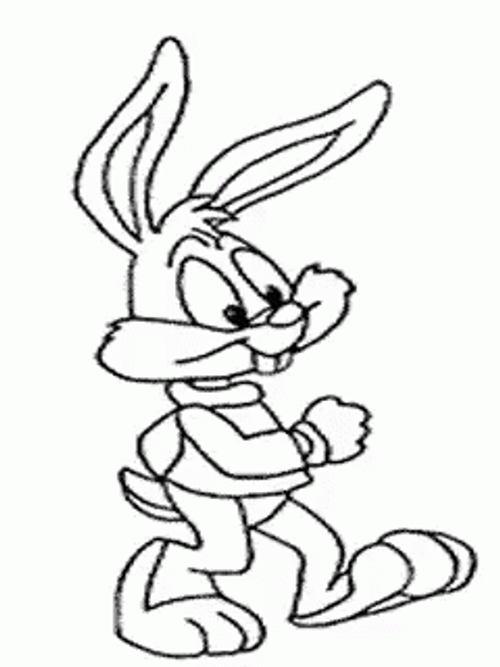 Babs Bunny Sketch Tuesday GIF