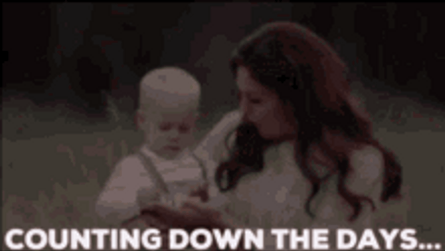 Baby And Mother Counting GIF