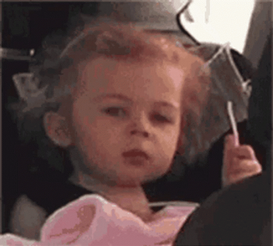 Baby Annoyed Eyeroll GIF