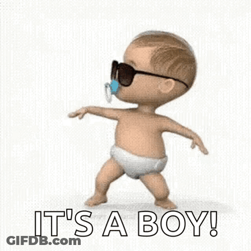 Baby Boy Dancing Funny Cartoon GIF