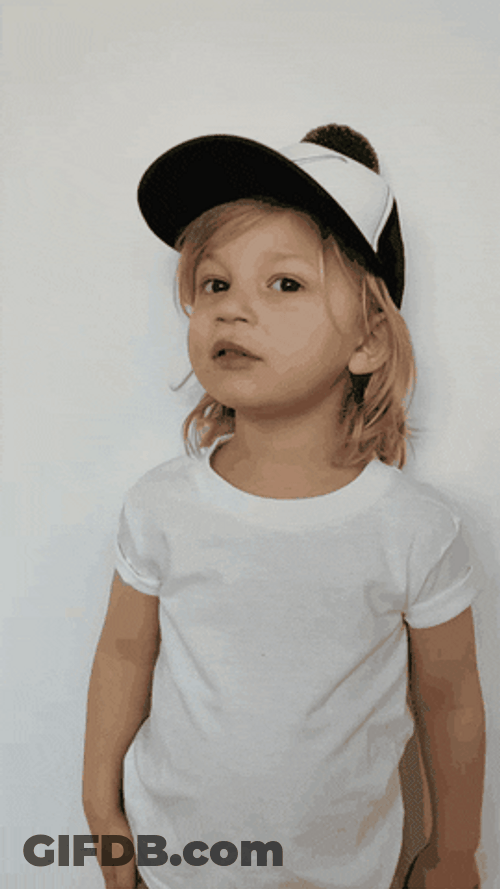 Baby Boy Flying Kiss GIF
