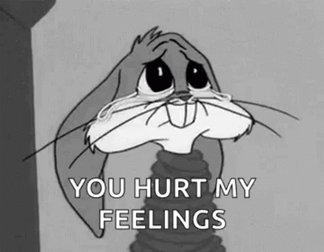 Baby Bugs Bunny That Hurt My Feelings GIF