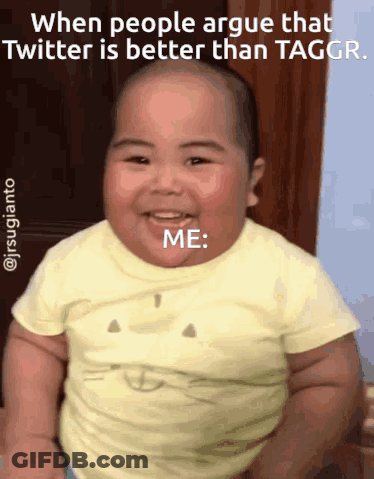 Baby Caption When People Argue Twitter Better GIF