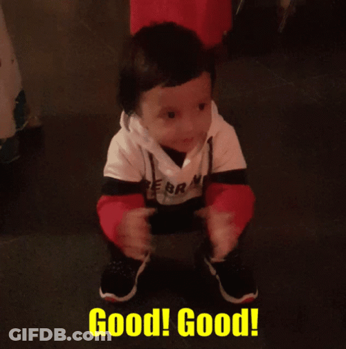 Baby Clap Good Reaction GIF