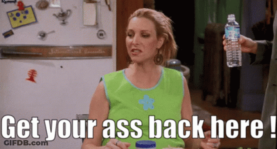 Baby Come Back Here Lisa Kudrow GIF