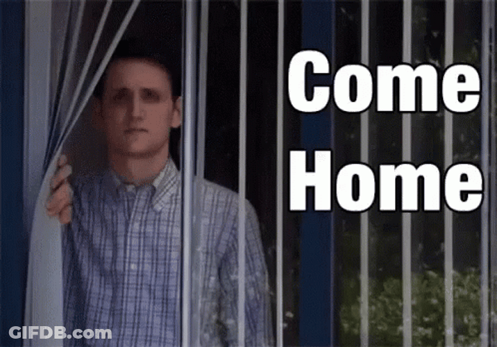 Baby Come Back Home Looking From The Window GIF