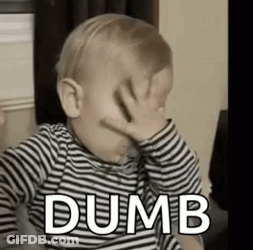 Baby Covering Face With Dumb GIF