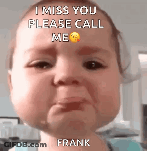 Baby Crying I Miss You Please Call Me GIF