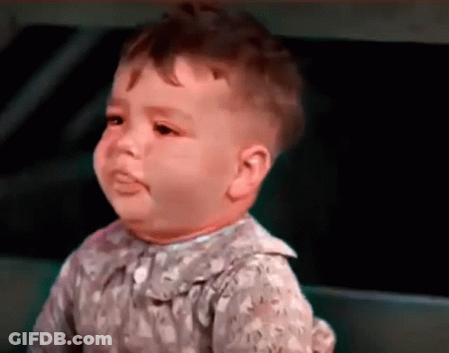 Baby Crying In Car GIF