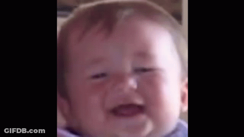 Baby Crying Making Funny Face GIF