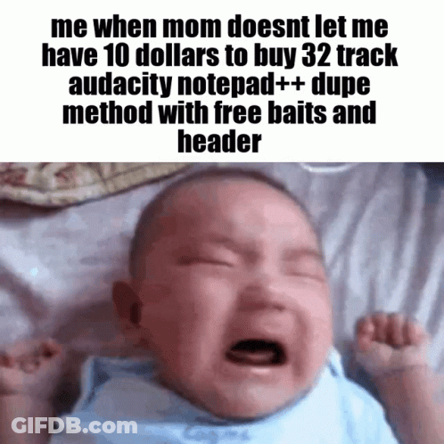 Baby Crying Me When Mom Doesn't Let Me GIF