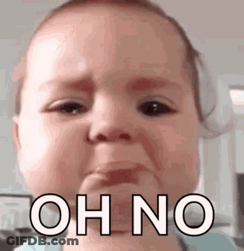 Baby Crying Oh No GIF