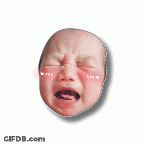 Baby Crying Saying I'm Hungry GIF