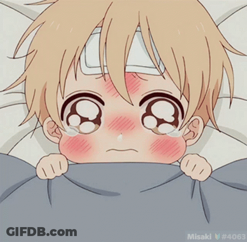 Baby Crying With Bandage GIF