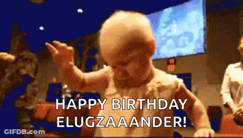 Baby Dancing With Happy Birthday Flugzaander GIF