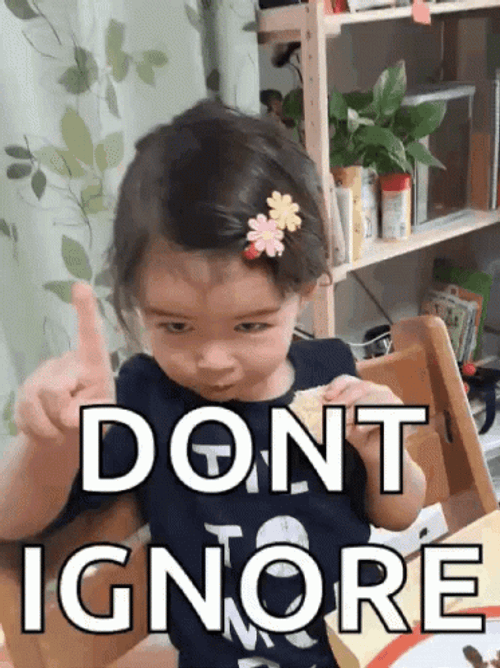 Baby Don't Ignoring Me GIF