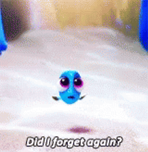 Baby Dory Did I Forget Again GIF