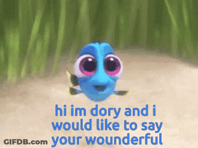 Baby Dory Excited GIF