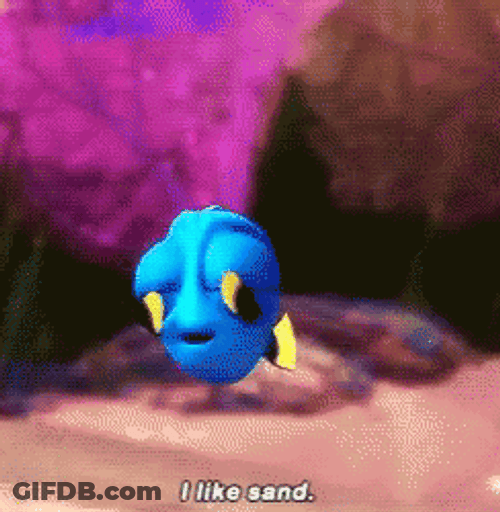 Baby Dory I Like Sand GIF
