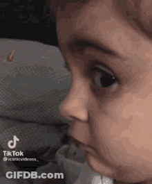 Baby Face Surprised Expression GIF