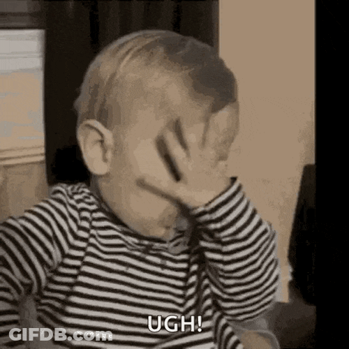 Baby Facepalm GIF