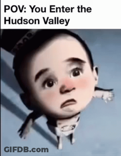 Baby Flying With Sad Face GIF