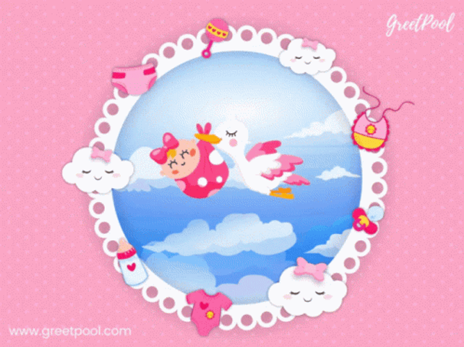 Baby Girl Baby Shower GIF