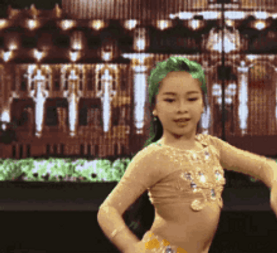 Baby Girl Belly Dance GIF
