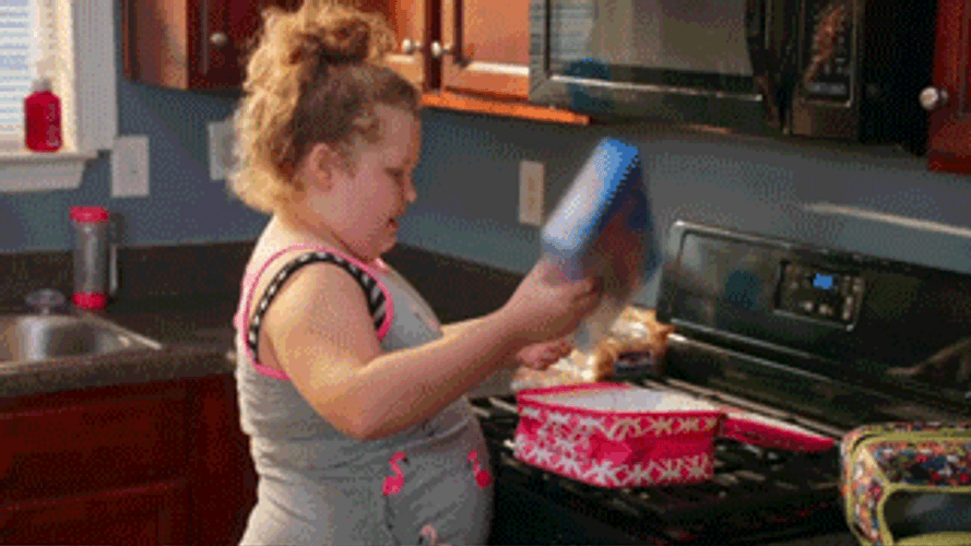Baby Girl Cooking Not The Mama GIF