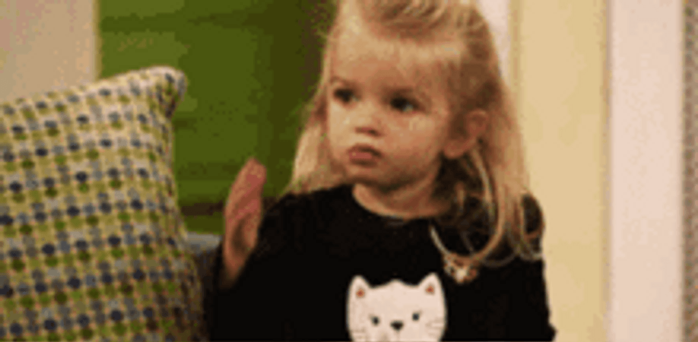 Baby Girl Oh No Face GIF