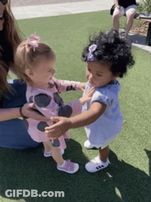Baby Girl Rejected By Playmate GIF
