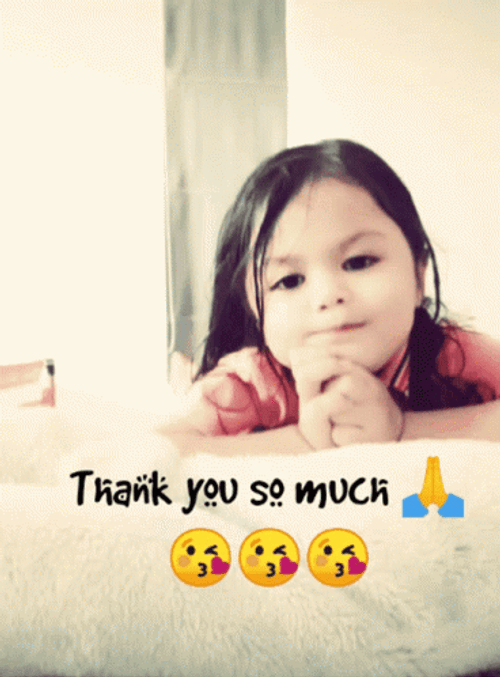 Baby Girl Thank You GIF