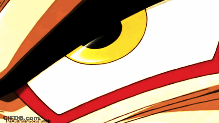 Baby Goku Wicked Eyes GIF
