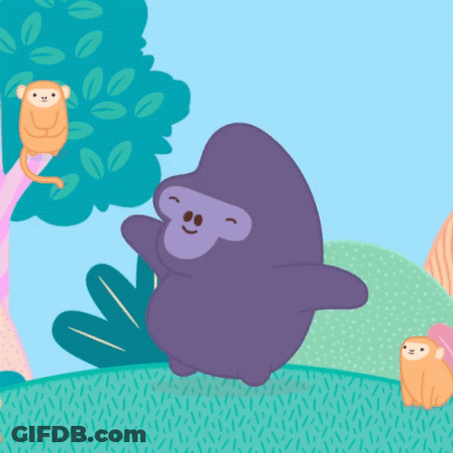 Baby Gorilla Dancing GIF